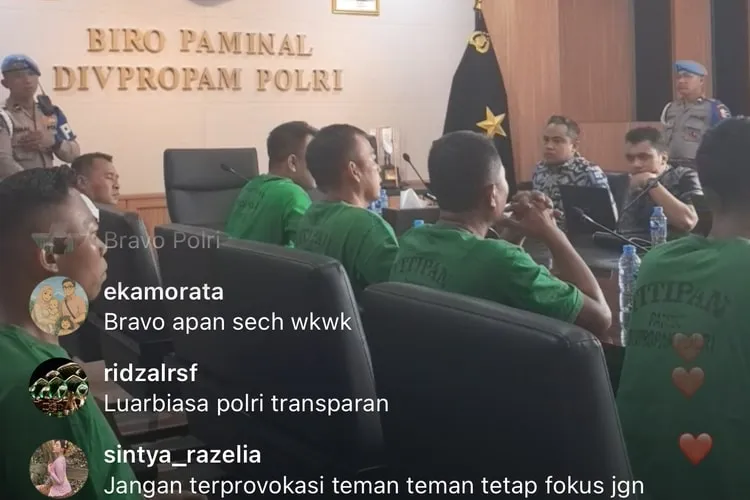 Wajah pelaku pelindas ojol Affan dari Kesatuan Brimob Polda Metro Jaya (Dok.Propam)