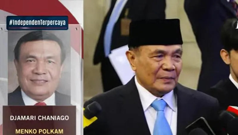 Resmi Dilantik jadi Menko Polkam, Djamari Fokus untuk Reformasi Polri. (Istimewa).