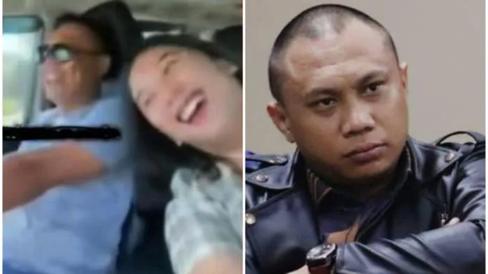  Kolase foto Wahyudin Moridu, Anggota DPRD Provinsi Gorontalo. Wahyudin kini tenagah disorot warga Indonesia karena kata-kata kontroversialnya (Tiktok)