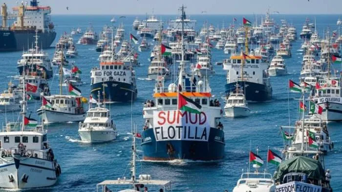 Deretan Fakta Baru soal Global Sumud Flotilla Dicegat Militer Israel. (Istimewa).