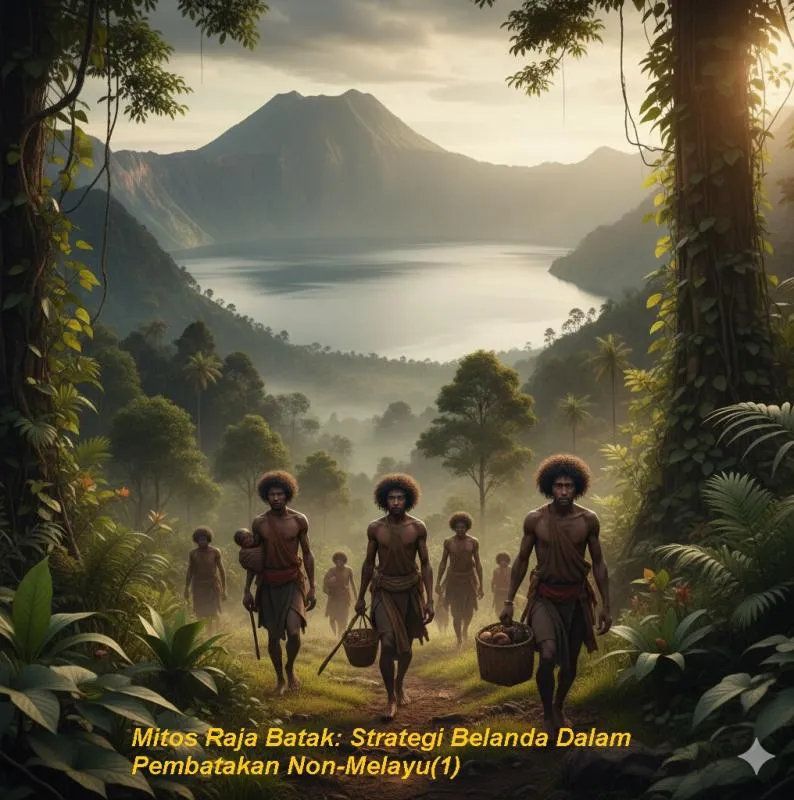 mitos raja batak ilustrasi