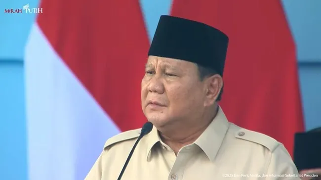 HUT TNI, Prabowo: Ratusan Tahun Nusantara Diinvasi Kekuatan Asing! (Setpres).