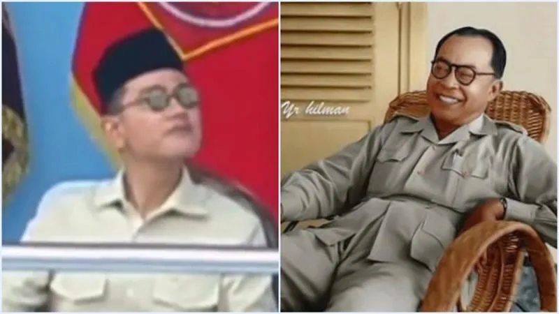 Gaya Gibran Boleh Mirip Bung Hatta, Tetapi Mustahil dengan Isi Kepala. (Istimewa).