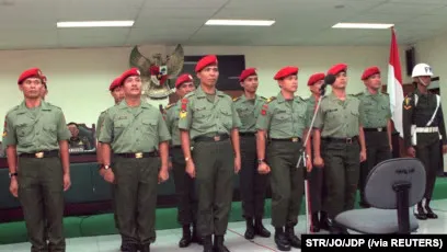 Setahun Era Prabowo-Gibran: Tim Mawar di Sejumlah jabatan Strategis. (reuters).