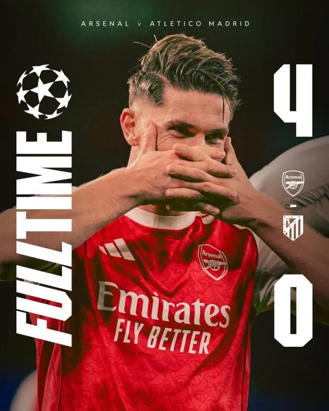Update Liga Champions: Arsenal, PSV, PSG hingga Barcelona Ngamuk. (x Arsenal).