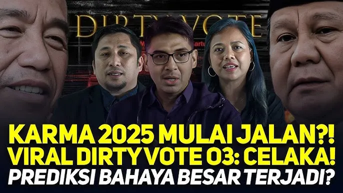 Diungkap Dirty Vote, Prabowo Bagi-bagi Jabatan Kabinet karena Insecure. (youtube).