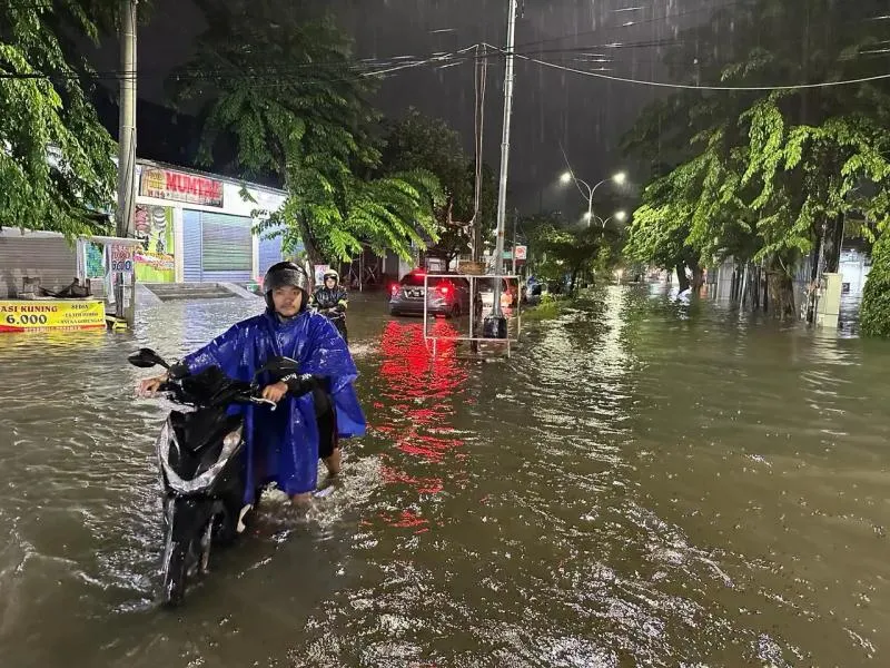 Ilustrasi banjir Semarang (BNPB)