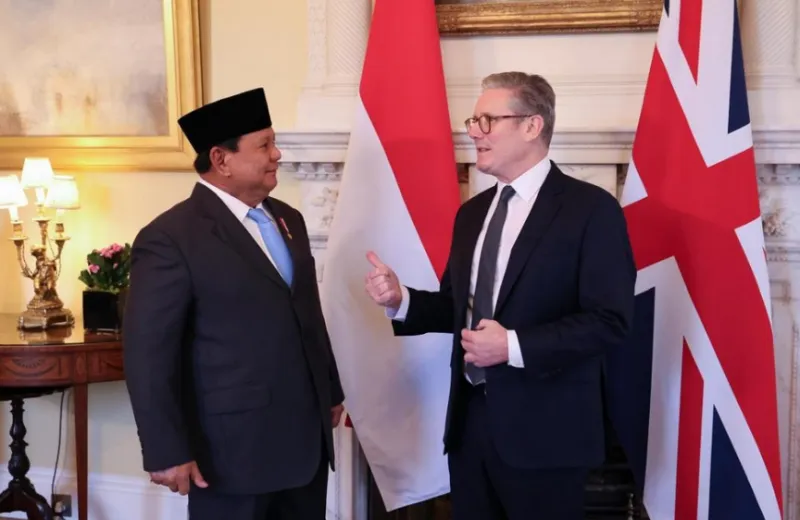 Ilustrasi: Presiden Republik Indonesia Prabowo Subianto melakukan pertemuan bilateral dengan Perdana Menteri (PM) Inggris Keir Starmer di kantor PM Downing Street 10, London, Inggris, pada Kamis, 21 November 2024. (Setneg)