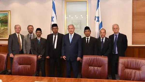 Jejak Ketum PBNU Yahya Cholil Staquf dengan Zionis Israel. (Istimewa).
