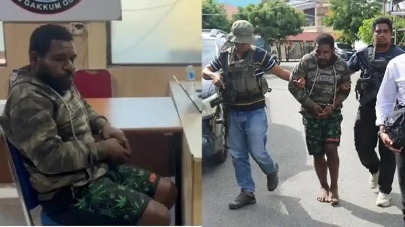 Buron Sejak 2021, Anggota KKB Pembunuh Nakes Diringkus Satgas Cartenz. (Istimewa).