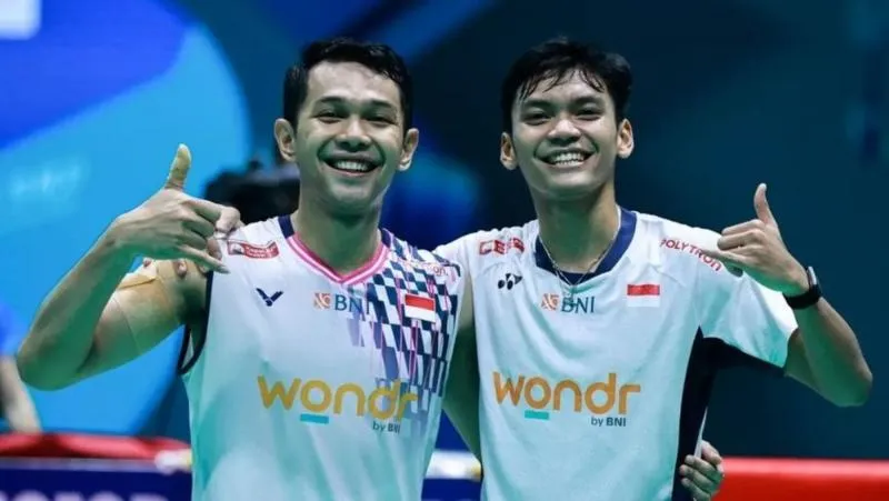 Ganda putra Indonesia Fajar Alfian Muhammad Shohibul Fikri juara China Open 2025 foto PBSI (Doc. PBSI)