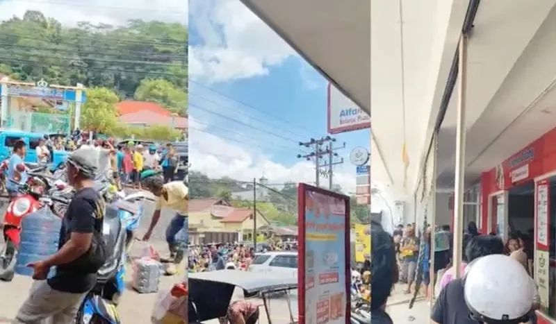 Warga Korban Banjir di Silbolga Jarah Gudang Bulog hingga Minimarket. (Istimewa).