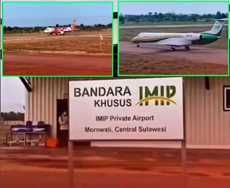 Tindak Segera Otak di Balik Bandara PT IMIP di Morowali. (Istimewa).