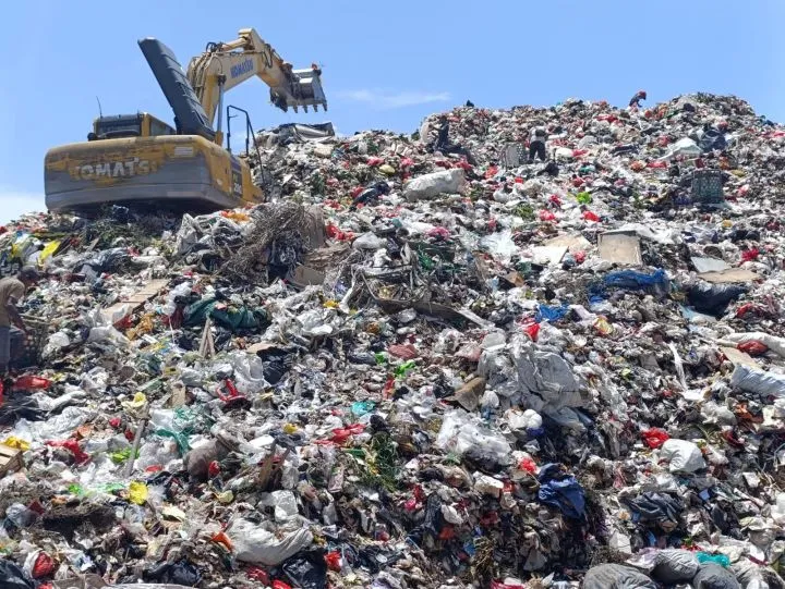 Tempat pembuangan akhir (TPA) Cipeucang, Tangerang Selatan (Tangsel).