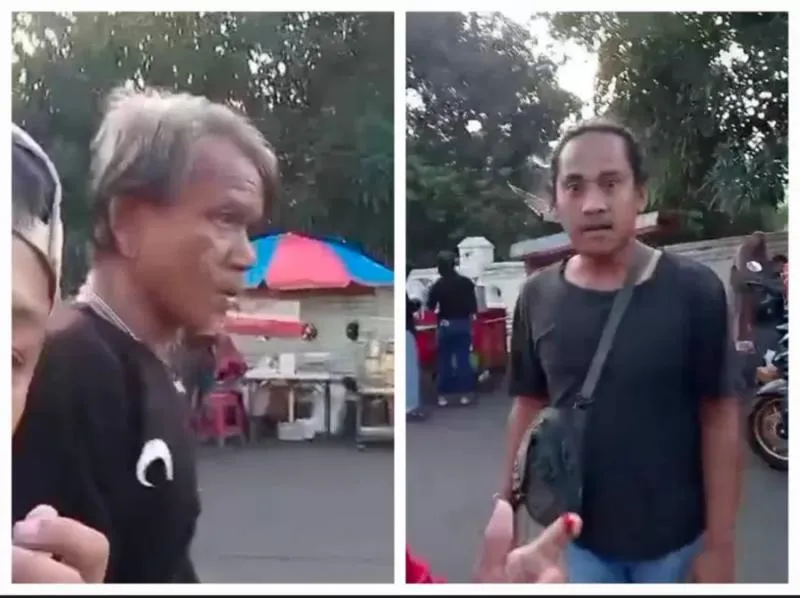 Dua Preman yang Viral Aniaya Pedagang di BKT Jaktim. (Istimewa).