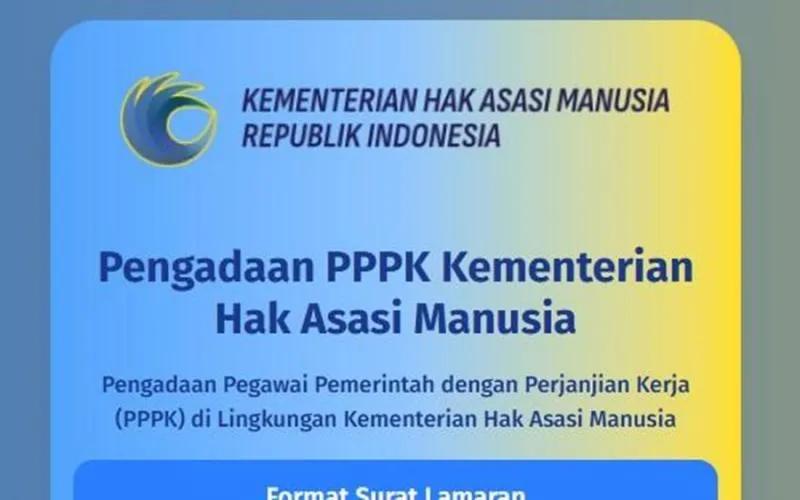 Cek Syaratnya, KemenHAM Mau Rekrut 500 Pegawai PPPK. (Istimewa).