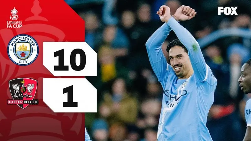 Usai Dibantai Man City 1-10 di Piala FA, Pemain Exeter Malah Senang. (Youtube).