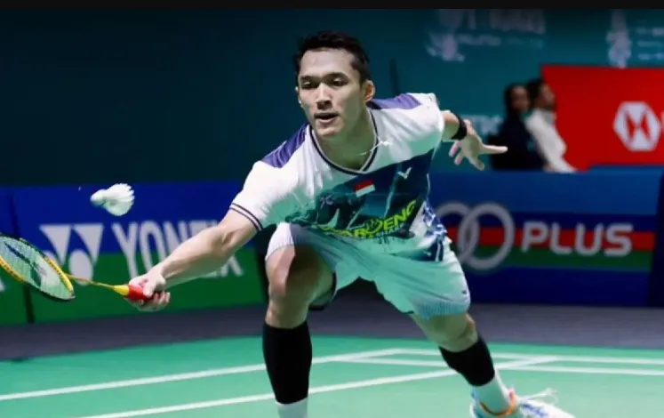 Pebulu tangkis tunggal putra Indonesia Jonatan Christie. (Antara)