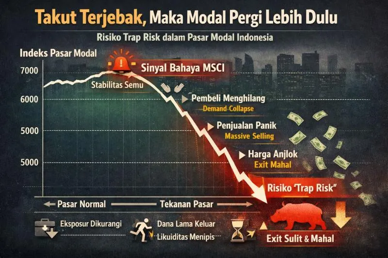 Ilustrasi Sinyal Bahaya dari MSCI  (foto:cnews)