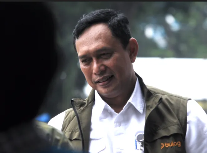 Direktur Utama Perum Bulog Ahmad Rizal Ramdhani. (LnJ)