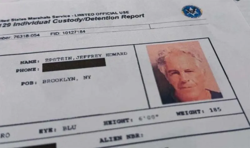 Surat Kematian Jeffrey Epstein. (Istimewa).