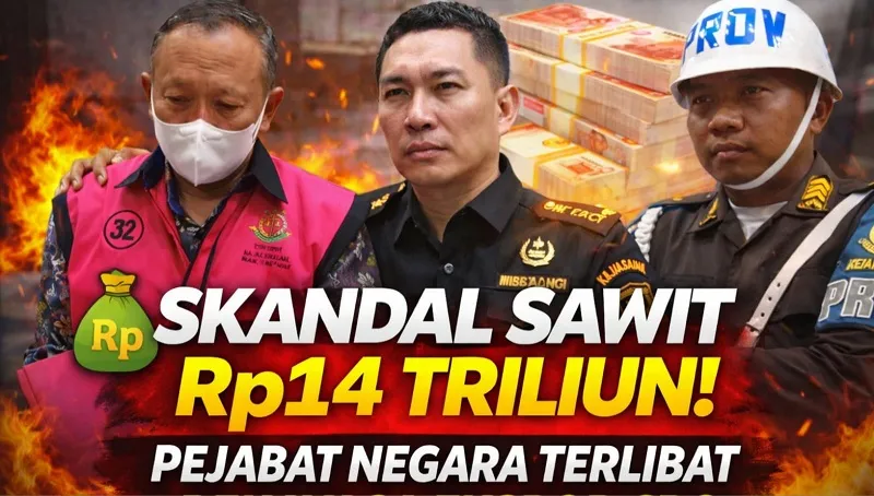 Ilustrasi Gambar Video Tentang Skandal Sawit Sebesar 14 Triliun yang Melibatkan Pejabat Negara - Sumber : Law-Justice.co/ Istimewa
