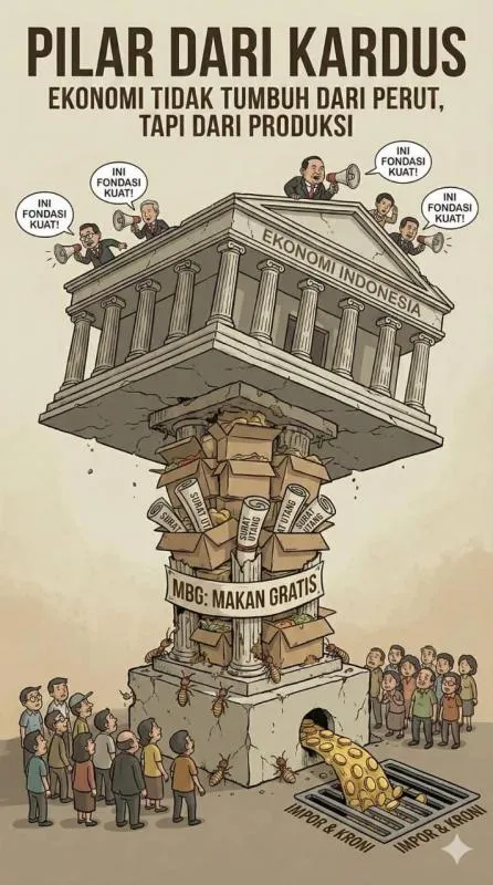 Bantahan Buat Purbaya soal MBG Pilar Ekonomi. (Istimewa).