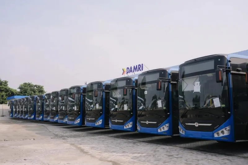 Bus Listrik Zhongtong milik DAMRI (DAMRI)