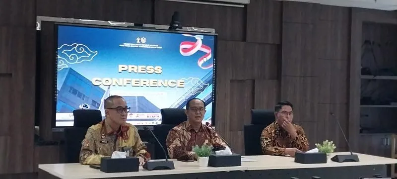 Ditjen AHU Kementerian Hukum Widodo membeberkan Konferensi Pers di Kantor Kementerian Hukum, Jakarta, Kamis (26/02/2026) (Istimewa)