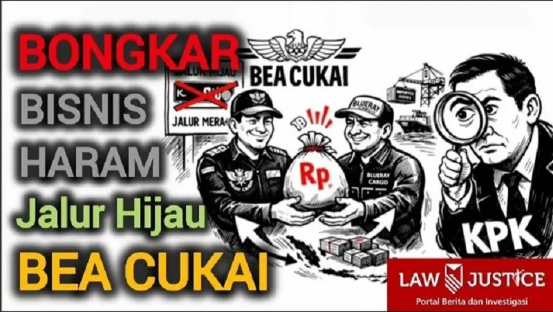 Ilustrasi Gambar Bongkar Bisnis Haram Jalur Hijau Bea Cukai - Sumber Foto : Istimewa