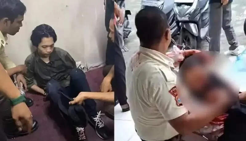 Resmi Tersangka, Pembacok UIN Suska Riau Terancam 12 Tahun Penjara. (Istimewa).