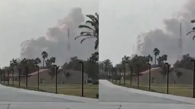 Dibombardir Drone Iran, Kilang Minyak Terbesar di Arab Saudi Kebakaran. (Istimewa).