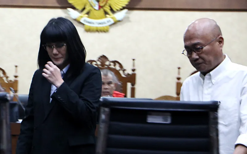 Sidang pembacaan putusan perkara advokat Marcella Santoso terkait kasus dugaan suap pengondisian putusan lepas (ontslag) perkara korupsi pemberian fasilitas ekspor minyak sawit mentah (CPO) dan tindak pidana pencucian uang (TPPU) pada tahun 2025 digelar di Pengadilan Tindak Pidana Korupsi (Tipikor) pada Pengadilan Negeri Jakarta Pusat (PN Jakpus) hari ini, Selasa (3/3/2026). Advokat Marcella Santoso divonis 14 tahun penjara usai terbukti menyuap hakim dan melakukan tindak pidana pencucian uang. 