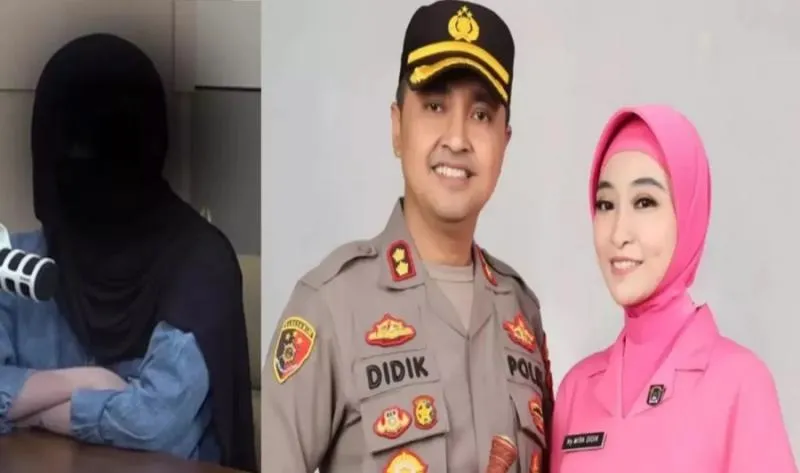 Kata ‘Bunga’ soal AKBP Didik, Dugaan threesome dengan Sang Istri. (Istimewa).