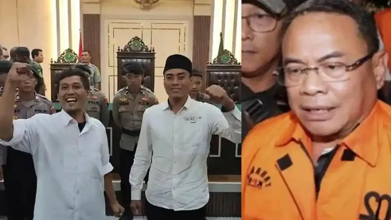 Kasus Demo Buoati Pati, Hakim Vonis Bebas 2 Aktivis Botok dan Teguh. (Istimewa).