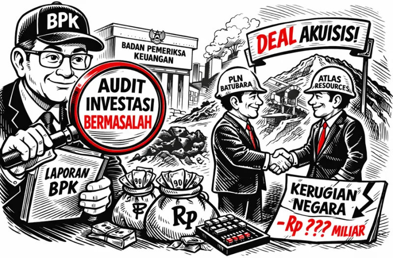 Ilustrasi: Cover Investigasi. (ChatGPT) 