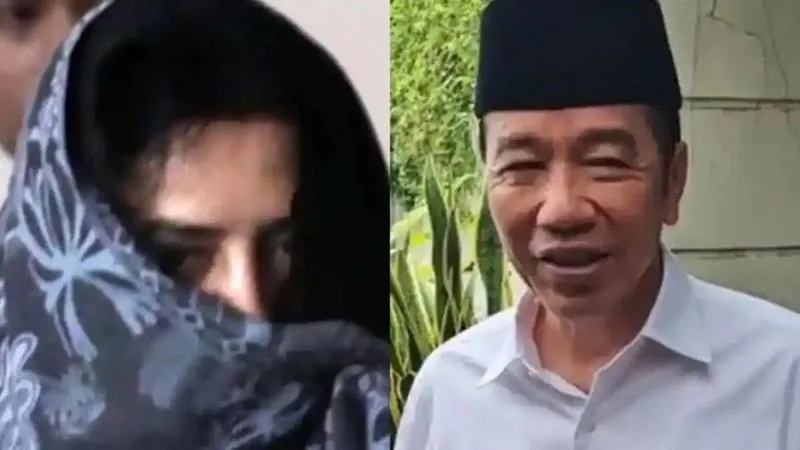 Viral Potongan Video Pertemuan Jokowi-Bupati Pekalongan Fadia A Rafiq. (Istimewa).