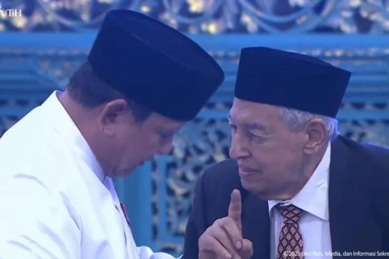 Quraish Shihab Berikan Doa soal Pemimpin untuk Prabowo Secara Langsung. (Biro Pers Istana).