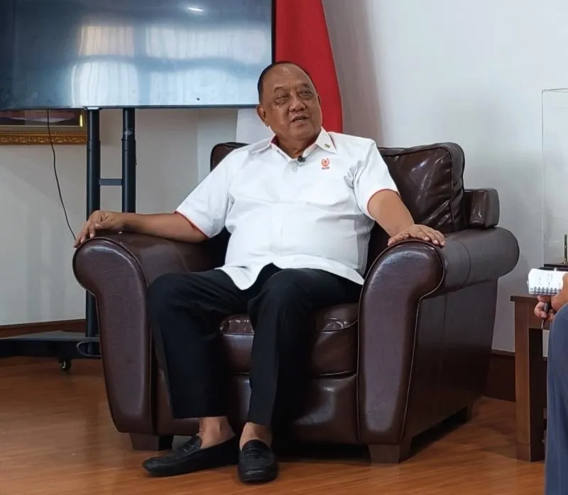 Ketua Umum KONI Pusat Letjen (Purn) Marciano Norman (Disway)