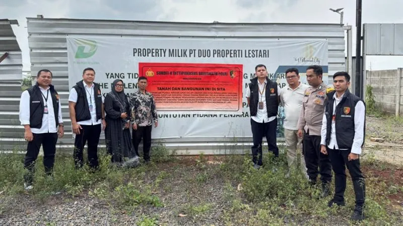 Kasus Penipuan PT DSI, Polisi Sita Kantor-Tanah Senilai Rp300 Miliar. (Istimewa).