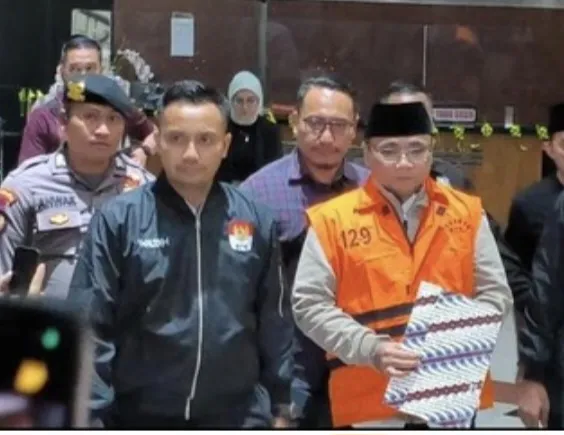 Pernyataan Yaqut saat Digiring Penyidik KPK ke Mobil Tahanan. (Istimewa).