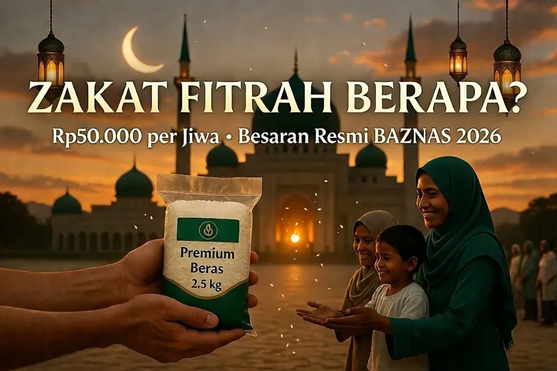 Ilustrasi foto artikel besaran zakat fitrah dan cara penghitungannya - Sumber Foto: Istimewa/ Law-Justice.co
