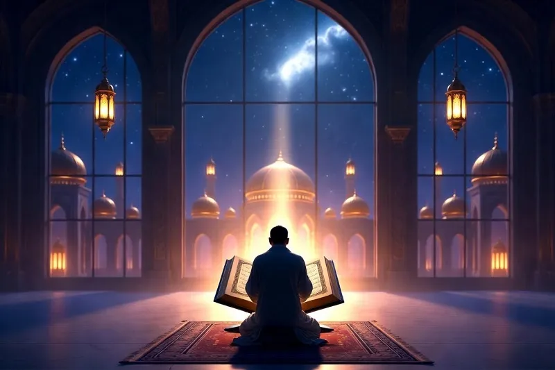 Ilustrasi artikel ibadah sholat lailatul qodar oleh umat muslim - Sumber Foto : Istimewa/ Law-Justice.co