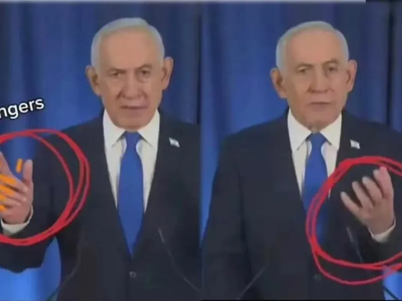 Pidato Netanyahu Pakai AI. (Istimewa).