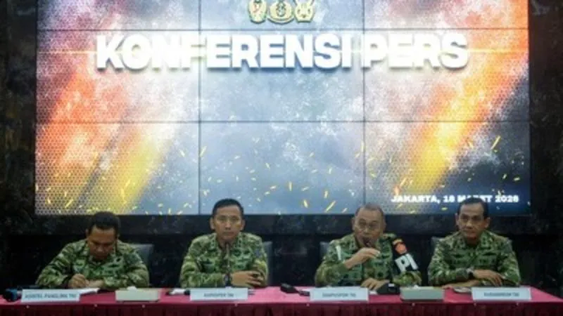 Puspom TNI umumkan pelaku penyiraman air keras terhadap aktivis Kontras Andrie Yunus (Antara)