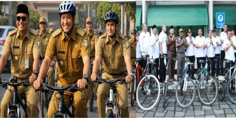 Langkah Berani! Pejabat Dipaksa Naik Sepeda Demi Pangkas BBM  foto berbagai sumber