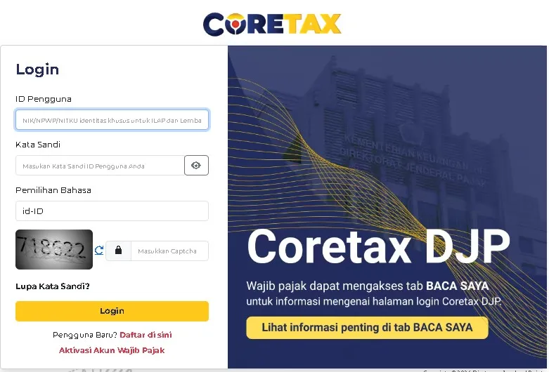 Coretax Bermasalah, DJP Pastikan Tak Ada Sanksi atas Keterlambatan 