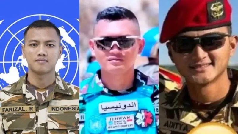 Tentara Israel Tolak Bertanggung Jawab atas Gugurnya Tiga Personel TNI. (Istimewa).
