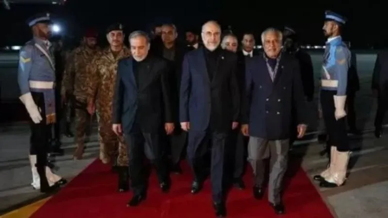 Delegasi Iran tiba di Islamabad, Pakistan, untuk melakukan pembicaraan dengan AS, pada 10 April 2026. Foto/Telegram/Kantor Berita IRIB