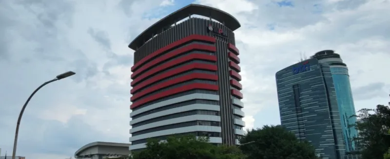 Gedung Merah Putih Kantor Komisi Pemberantasan Korupsi di Kuningan, Jakarta Selatan. 